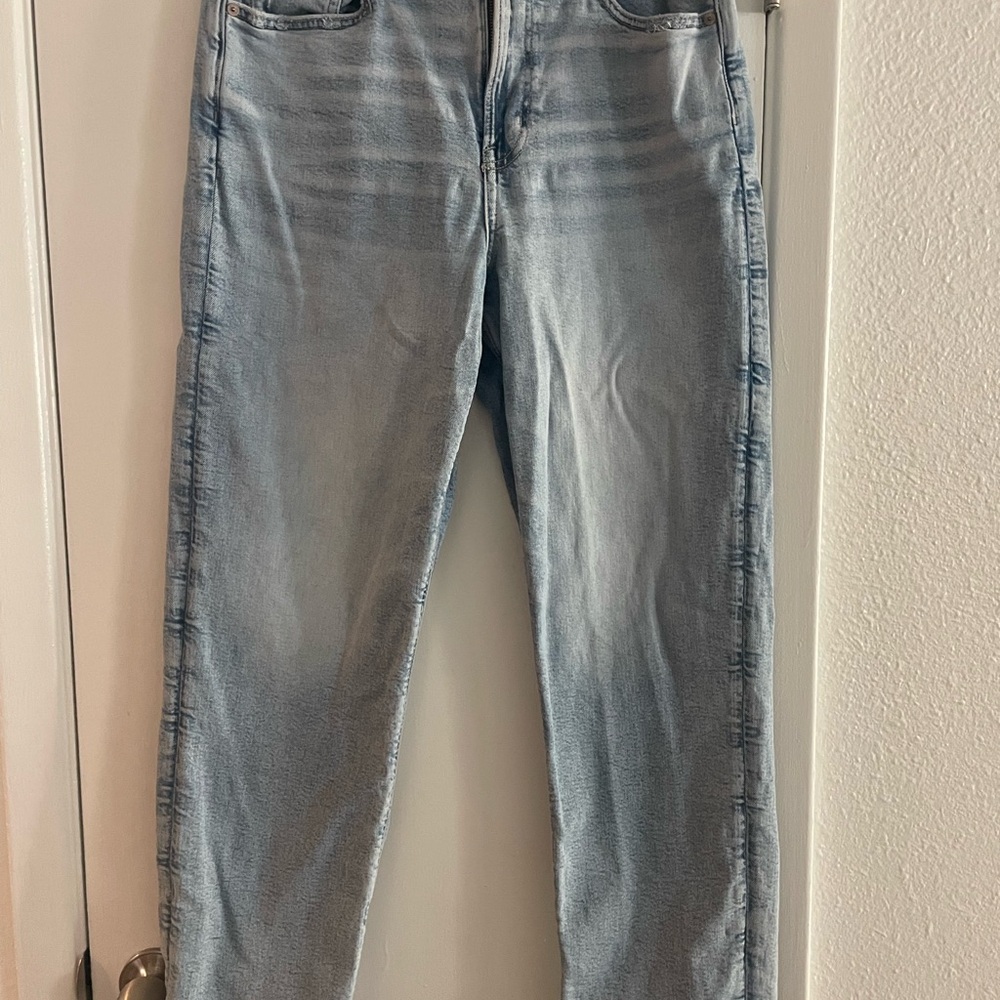 American Eagle Outfitters highest rise 90s bf  stretch jeans